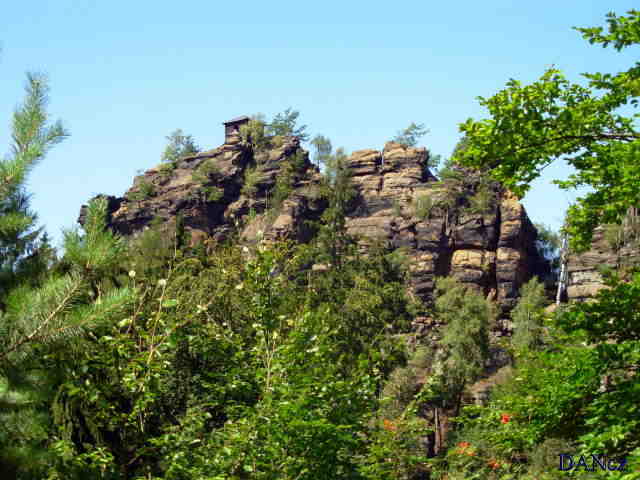 Рудольфув камень - Домик на скале